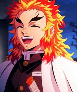 Kyojuro Rengoku Smiling Diamond Painting