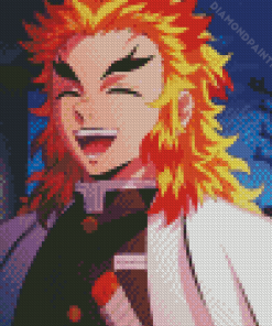 Kyojuro Rengoku Smiling Diamond Painting