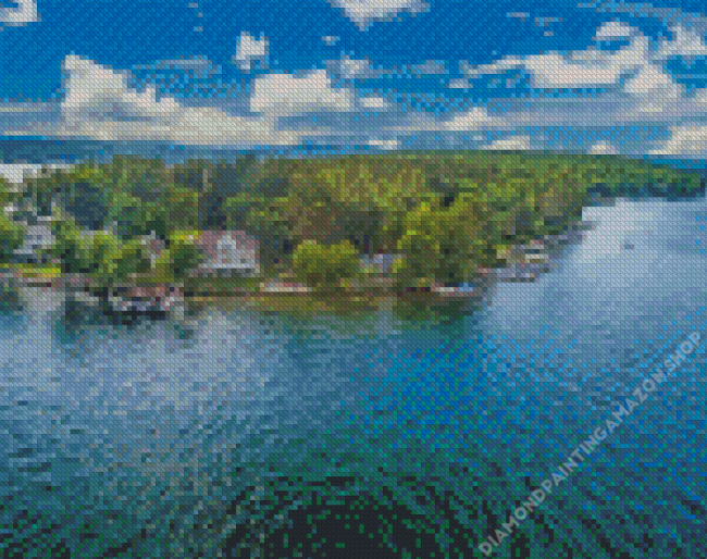 Lake Winnipesaukee View Diamond Painting