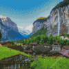 Lauterbrunnen Switzerland Diamond Painting