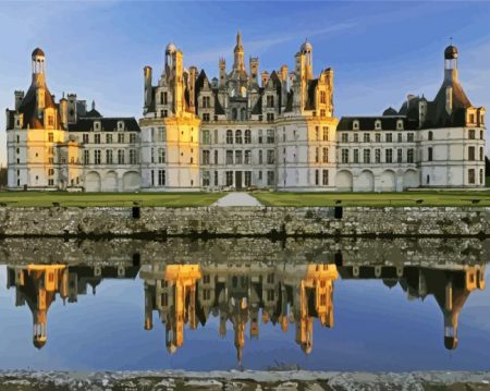 Loire France Chateau de Chambord Diamond Painting