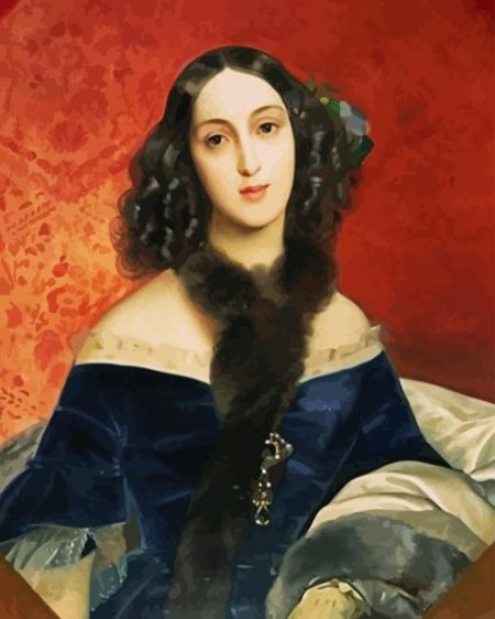 MA Beck Portrait Bryullov Diamond Painting