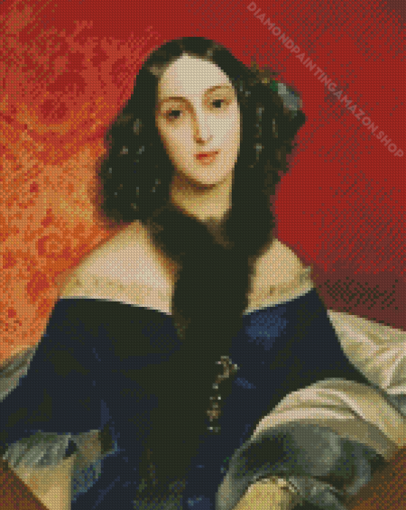 MA Beck Portrait Bryullov Diamond Painting