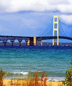 Mackinaw Bridge Diamond Painting