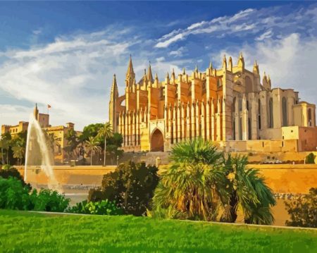 Mallorca Santa Maria Cathedral Diamond Painting