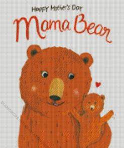 Mama Bear Art Diamond Painting