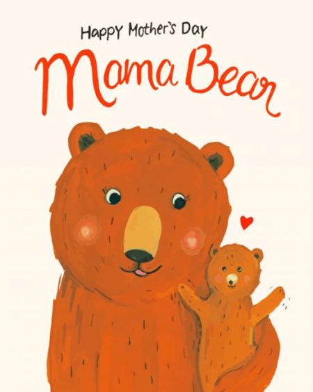 Mama Bear Art Diamond Painting