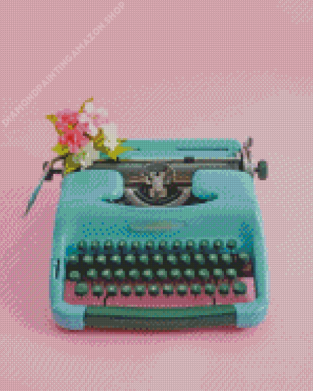 Manual Typewriter Diamond Painting
