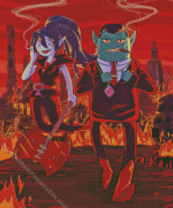 Marceline And Marshall Lee Diamond Painting