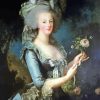 Marie Antoinette With A Rose Diamond Painting