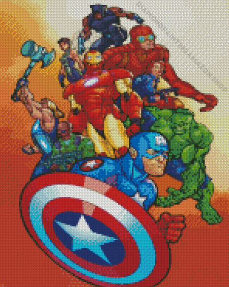 Marvel SuperHeroes Diamond Painting
