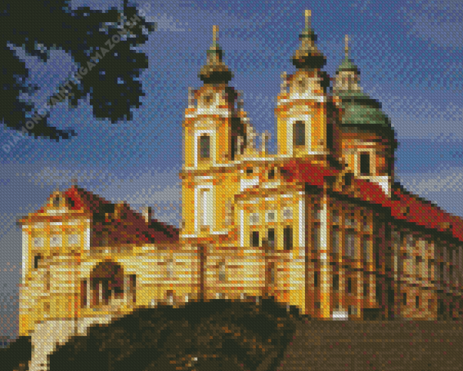 Melk Abbey Building Diamond Painting