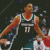 Michigan State Spartans Basketball Player Diamond Painting