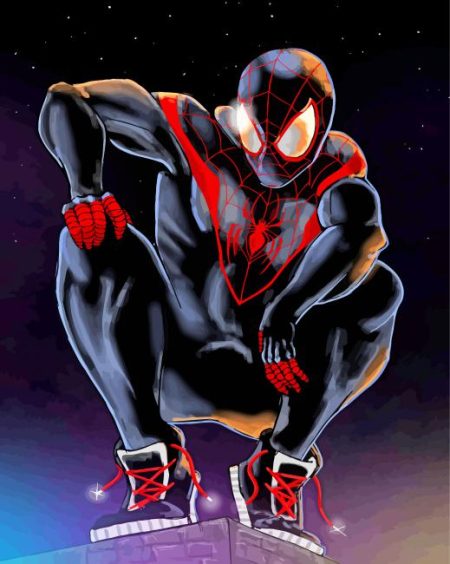 Miles Morales Marvel Hero Diamond Painting