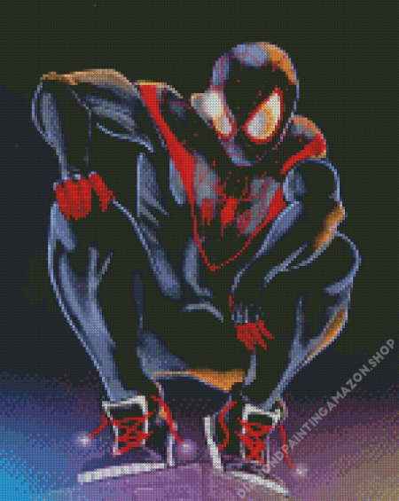Miles Morales Marvel Hero Diamond Painting