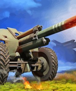 Military Battle Artillery Diamond Painting