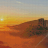 Misty Sunrise Landscape Diamond Painting