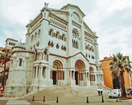 Monaco Cathedral Diamond Painting