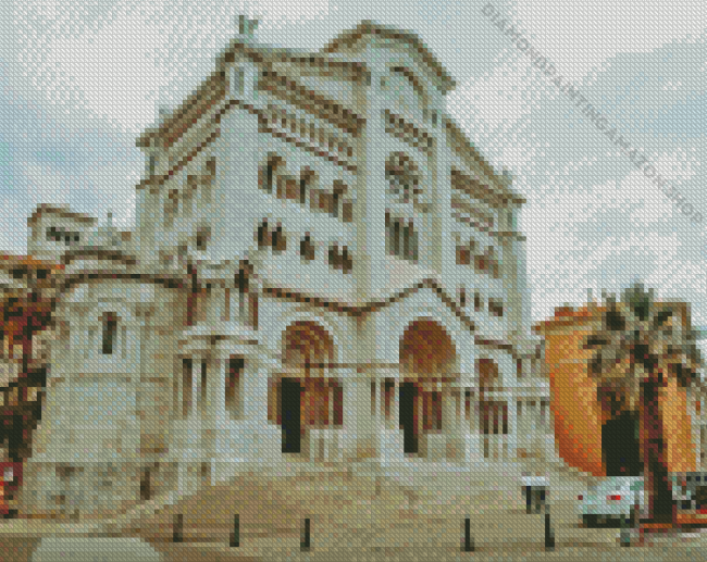 Monaco Cathedral Diamond Painting