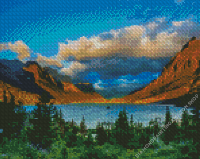 Montana Glacier National Park Diamond Painting