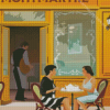 Montmartre Vintage Poster Diamond Painting