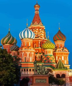 Moscow Saint Basils Cathedral Diamond Painting