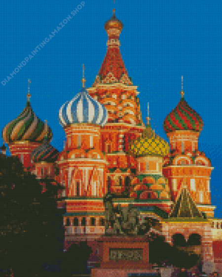 Moscow Saint Basils Cathedral Diamond Painting
