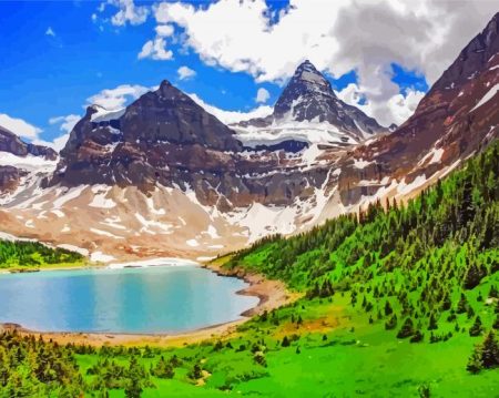 Mount Assiniboine Provincial Park Diamond Painting
