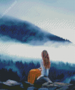 Mountain Girl Diamond Painting