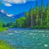 Mountain And River Diamond Painting