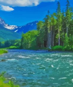 Mountain And River Diamond Painting