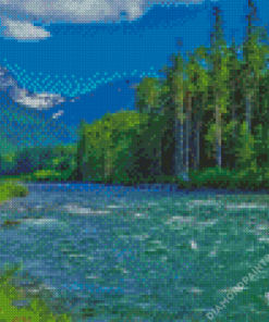 Mountain And River Diamond Painting