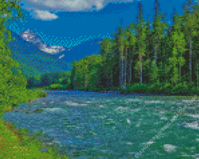 Mountain And River Diamond Painting