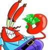 Mr Krabs Animation Character Diamond Painting