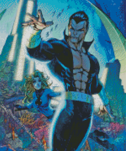 Namor Character Diamond Painting