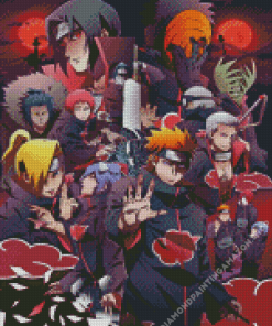 Naruto Akatsuki Diamond Painting