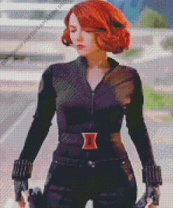 Natasha Romanoff Black Widow Diamond Painting