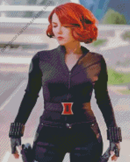 Natasha Romanoff Black Widow Diamond Painting