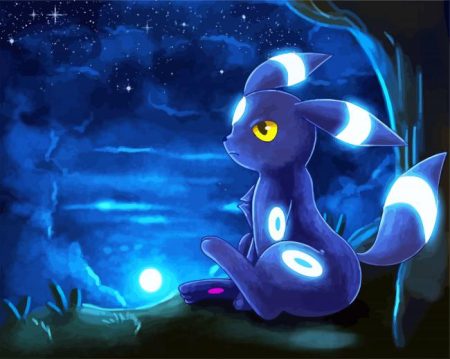 Nightfall Umbreon Diamond Painting