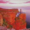 Old Man Of Hoy Sunset Diamond Painting