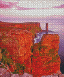 Old Man Of Hoy Sunset Diamond Painting