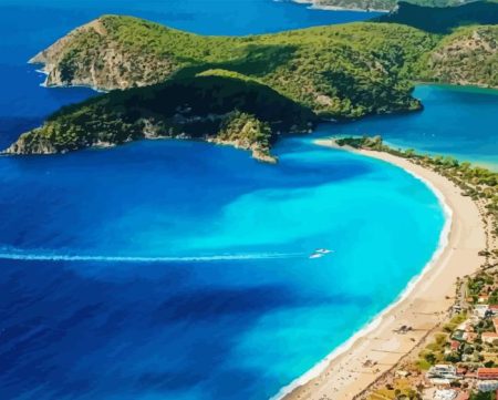 Oludeniz Island Diamond Painting