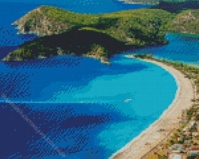 Oludeniz Island Diamond Painting