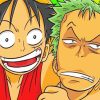 One Piece Luffy Zoro Diamond Painting