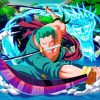 One Piece Roronoa Zoro Diamond Painting