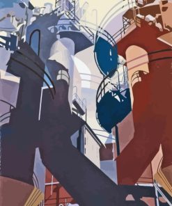 Ore Into Iron Charles Sheeler Diamond Painting