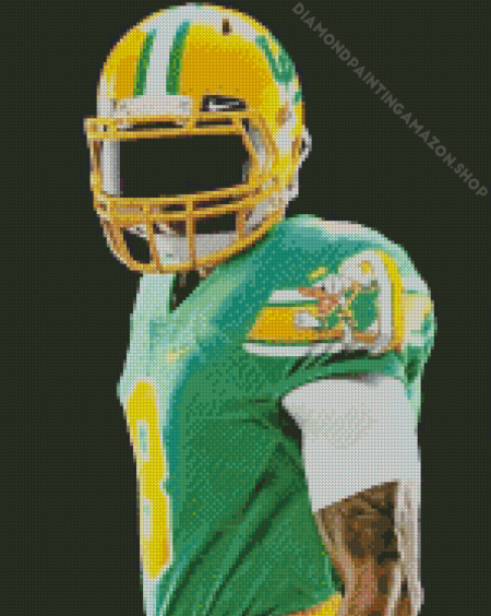 Oregon Ducks Footballer Diamond Painting
