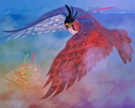 Ornate Hawk Eagle Art Diamond Painting