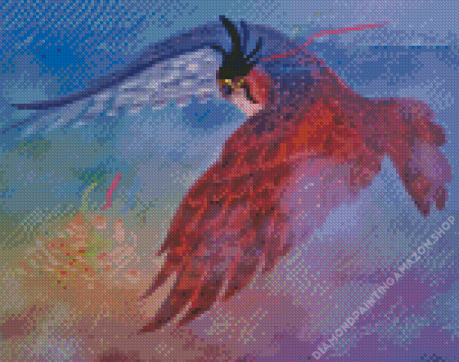 Ornate Hawk Eagle Art Diamond Painting