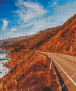 Pacific Coast Highway Road Trip Diamond Painting